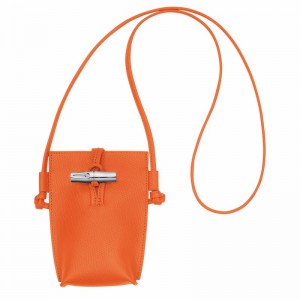 Coque Longchamp Le Roseau Femme Orange Soldes | 34180HFP017