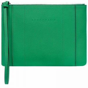 Pochettes Longchamp 3D Femme Vert Soldes | 30032HCV129