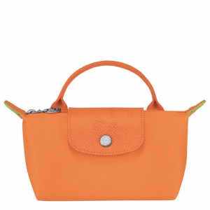 Pochettes Longchamp Le Pliage Green Femme Orange Soldes | 34175919P54