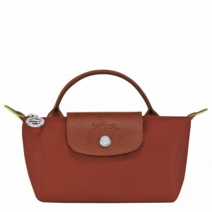 Pochettes Longchamp Le Pliage Green Femme Marron Soldes | 34175919404