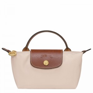 Pochettes Longchamp Le Pliage Original Femme Blanche Soldes | 34175089P71