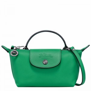 Pochettes Longchamp Le Pliage Xtra XS Femme Vert Soldes | 34205987249