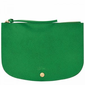 Pochettes Longchamp ÉPURE Femme Vert Soldes | 10250HYZ129