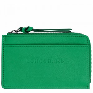 Porte-Carte Longchamp 3D Homme Vert Soldes | 30034HCV129-