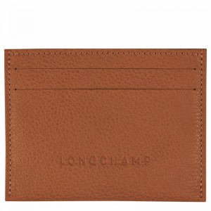 Porte-Carte Longchamp Le FOULONNÉ Femme Caramel Soldes | L3218021121