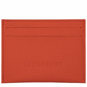 Porte-Carte Longchamp Le FOULONNÉ Homme Orange Soldes | L3218021685-