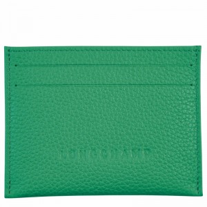 Porte-Carte Longchamp Le FOULONNÉ Homme Vert Soldes | L3218021129-