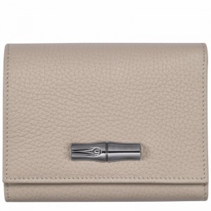 Portefeuilles Longchamp Le Roseau Essential Femme Grise Soldes | 30021968266