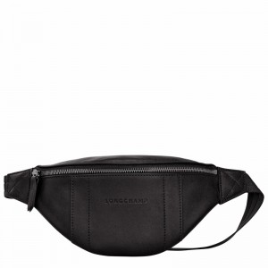 Sac Banane Longchamp 3D S Femme Noir Soldes | 20054HCV001