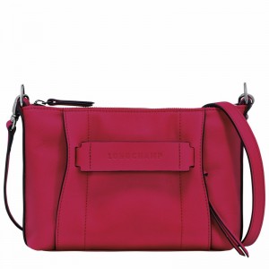 Sac Bandoulière Longchamp 3D S Femme Fushia Soldes | 10199HCVJ13