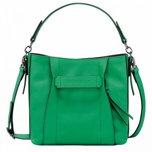 Sac Bandoulière Longchamp 3D S Femme Vert Soldes | 10215HCV129