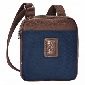 Sac Bandoulière Longchamp Boxford XS Femme Bleu Soldes | L1712080127