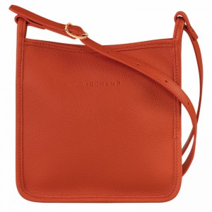 Sac Bandoulière Longchamp Le FOULONNÉ S Femme Orange Soldes | 10138021685