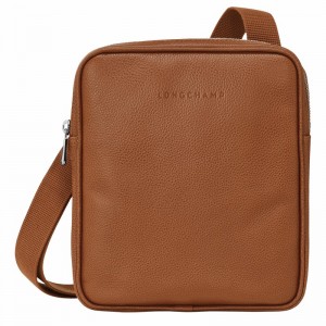 Sac Bandoulière Longchamp Le FOULONNÉ XS Femme Caramel Soldes | L1712021F72