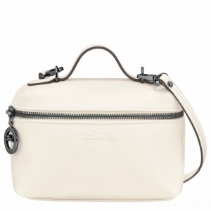 Sac Bandoulière Longchamp Le Pliage Xtra XS Femme Blanche Soldes | 10187987037