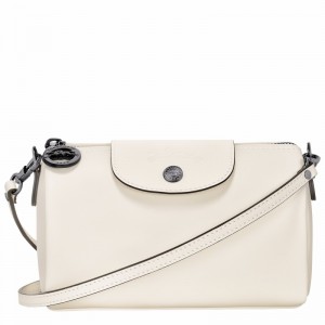 Sac Bandoulière Longchamp Le Pliage Xtra XS Femme Blanche Soldes | 10255987037