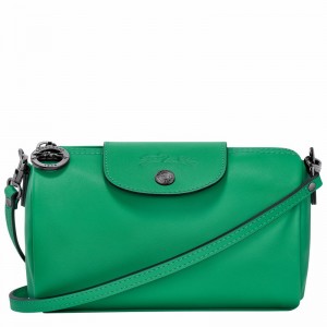 Sac Bandoulière Longchamp Le Pliage Xtra XS Femme Vert Soldes | 10255987249