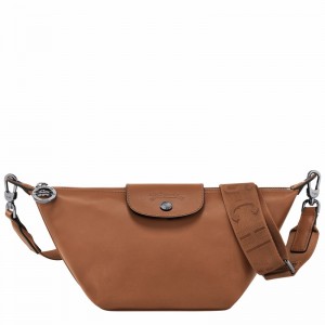 Sac Bandoulière Longchamp Le Pliage Xtra XS Femme Marron Soldes | 10212987504