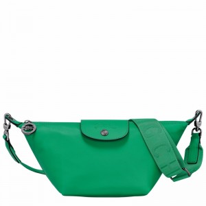 Sac Bandoulière Longchamp Le Pliage Xtra XS Homme Vert Soldes | 10212987249-