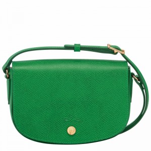 Sac Bandoulière Longchamp ÉPURE S Femme Vert Soldes | 10253HYZ129