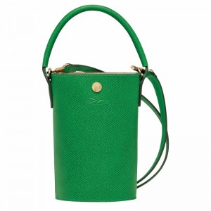 Sac Bandoulière Longchamp ÉPURE XS Femme Vert Soldes | 10213HYZ129