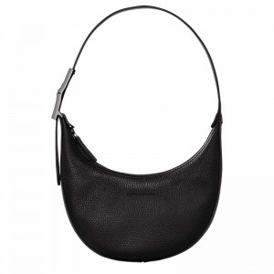 Sac Hobo Longchamp Le Roseau Essential S Femme Noir Soldes | 10217968001