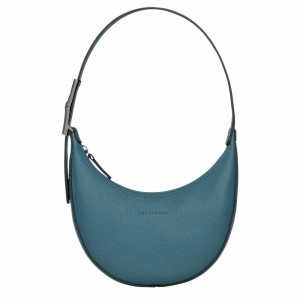 Sac Hobo Longchamp Le Roseau Essential S Femme Paon Soldes | 10217968P89