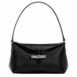 Sac Hobo Longchamp Le Roseau S Femme Noir Soldes | 10230HCL001