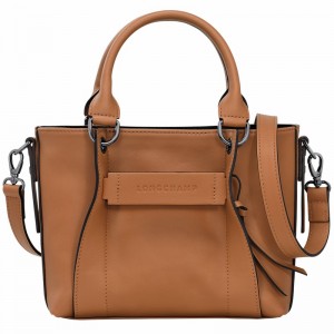 Sac a Main Longchamp 3D S Femme Beige Soldes | 10197HCV016