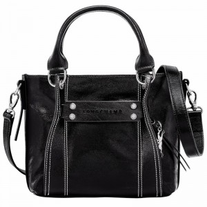 Sac a Main Longchamp 3D S Femme Noir Soldes | 10197HEX001