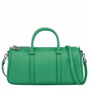 Sac a Main Longchamp Daylong M Femme Vert Soldes | 10271HFK129