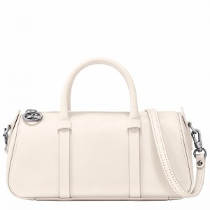 Sac a Main Longchamp Daylong S Femme Blanche Soldes | 10270HFK037