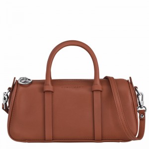 Sac a Main Longchamp Daylong S Femme Marron Soldes | 10270HFK504