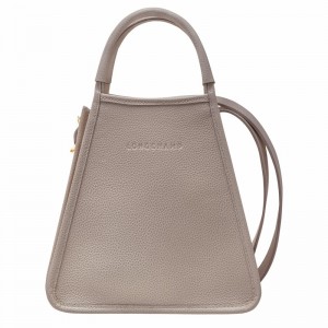 Sac a Main Longchamp Le FOULONNÉ S Femme Grise Soldes | 10233021P55