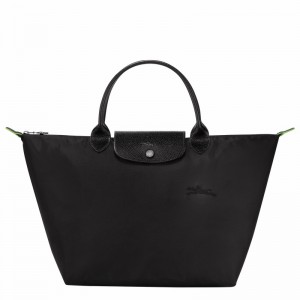 Sac a Main Longchamp Le Pliage Green M Femme Noir Soldes | L1623919001