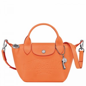 Sac a Main Longchamp Le Pliage Xtra XS Femme Orange Soldes | L1500HEY017