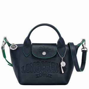 Sac a Main Longchamp Le Pliage Xtra XS Femme Bleu Marine Soldes | L1500HEY556