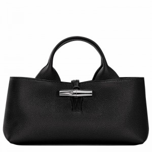 Sac a Main Longchamp Le Roseau S Femme Noir Soldes | 10280HFP001