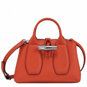 Sac a Main Longchamp Le Roseau XS Femme Orange Soldes | 10057HCL685