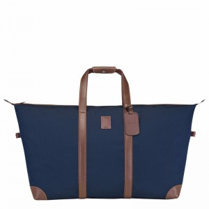 Sac de Voyage Longchamp Boxford L Femme Bleu Soldes | L1223080127