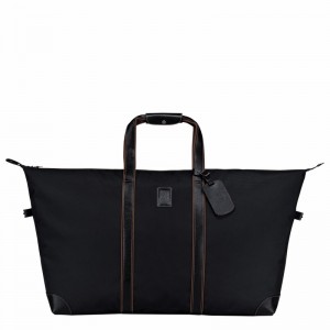 Sac de Voyage Longchamp Boxford L Femme Noir Soldes | L1223080001