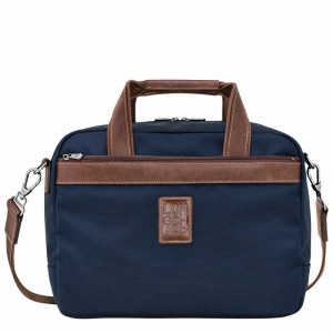 Sac de Voyage Longchamp Boxford S Femme Bleu Soldes | L1658080127