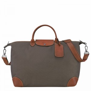 Sac de Voyage Longchamp Boxford S Homme Marron Soldes | L1624080042-