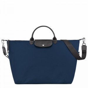 Sac de Voyage Longchamp Le Pliage Energy S Femme Bleu Marine Soldes | L1624HSR006