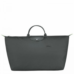 Sac de Voyage Longchamp Le Pliage Green M Homme Grise Foncé Soldes | L1625919P66-