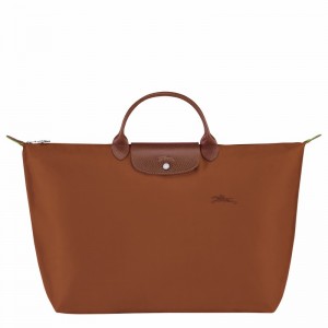 Sac de Voyage Longchamp Le Pliage Green S Homme Marron Soldes | L1624919504-