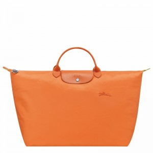 Sac de Voyage Longchamp Le Pliage Green S Homme Orange Soldes | L1624919P54-