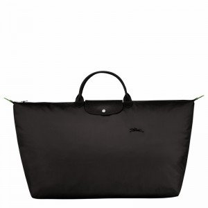 Sac de Voyage Longchamp Le Pliage Green M Homme Noir Soldes | L1625919001-