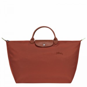 Sac de Voyage Longchamp Le Pliage Green S Femme Marron Soldes | L1624919404