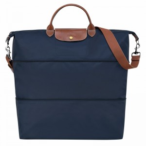 Sac de Voyage Longchamp Le Pliage Original expandable Homme Bleu Marine Soldes | L1911089P68-